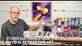 Studio Materials I Use-QoR Watercolor