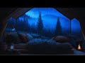 9 Hours of Soothing Rain Sounds for Sleep and Meditation on a TENT