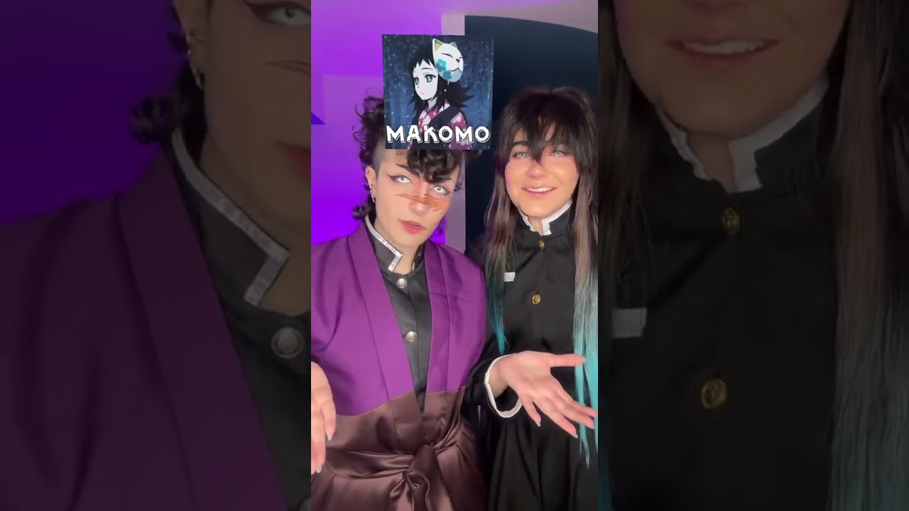 Nezuko é boazinha mesmo mas o Tanjiro é mais #anime #cosplay