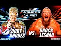 WWE Cody Rhodes vs Brock Lesnar SummerSlam custom promo