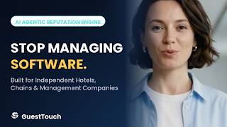 Reputation Management for the AI Era. Built for Independent Hotels, Chains & Management Companies: