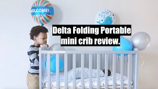 DELTA FOLDING PORTABLE MINI CRIB REVIEW 2020 (WITH PICTURES/VIDEO)! BEST CRIB 2020| LEMOMLIFE™