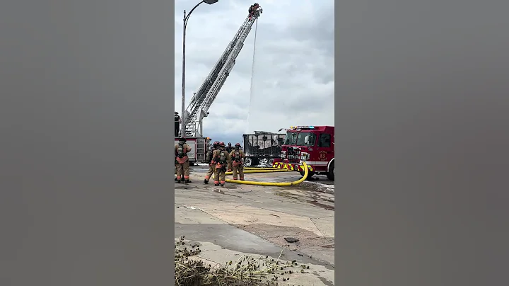 Semitrailer catches fire near downtown Lincoln