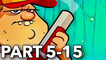 Swamp Attack Episode 5 Level 15 Walkthrough Gameplay - Alone In The Swamp (UFO Level)