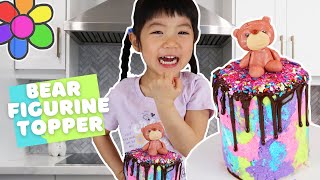 Ellis Caking | Teddy Bear #Sprinkles #Cake |  #kids #baking #DIY