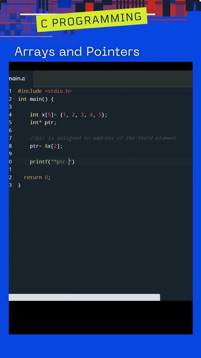C Programming: Arrays and Pointers, Programming Basics #shorts - YouTube