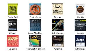 Every Guitar String Brand Explained 