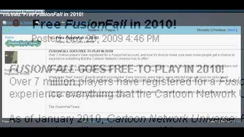 FusionFall- Free