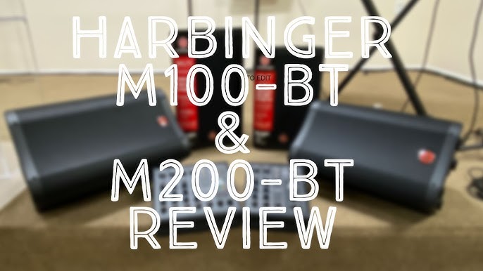 Harbinger M200-bt Portable Pa System With Bluetooth And Custom Carry Bags  10 Mains : Target