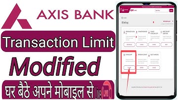 How to Modify Axis Bank Transaction Limit via NetBanking ! AxisBank NetBanking se Transaction Limit