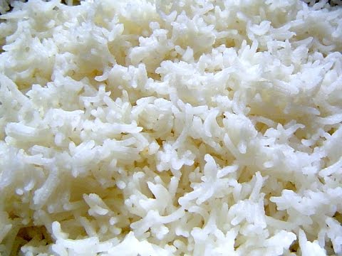 Rice how to make perfect boiled rice in pan - YouTube