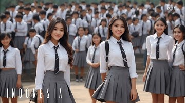 Asking AI to Create The Most Beautiful High School Student From Every Country