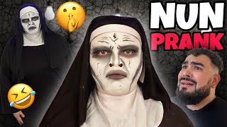 SCARING MY BF AS THE NUN😭😂