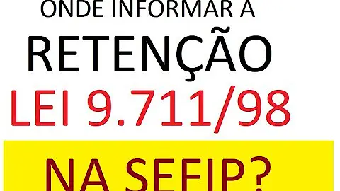 Como lançar retenção de INSS domínio?