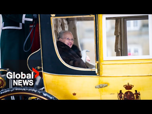 Queen Margrethe takes final carriage ride as Danish monarch after