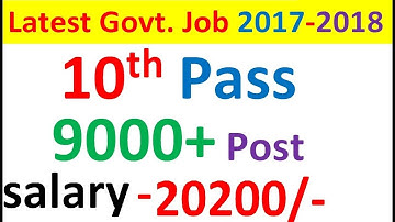 Latest Govt. Job  2017-2018 | TNPSC 9351 Post 2017| Tamil Nadu Public Service Commission 9351 POST