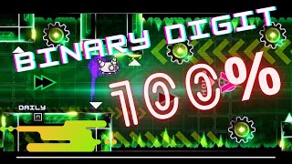 Geometry dash Binary Digit 100%