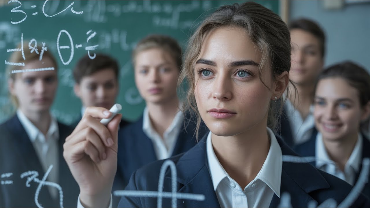 Śmiali się, że nie zna fizyki… dopóki nie rozwiązała równania w 2 minuty.