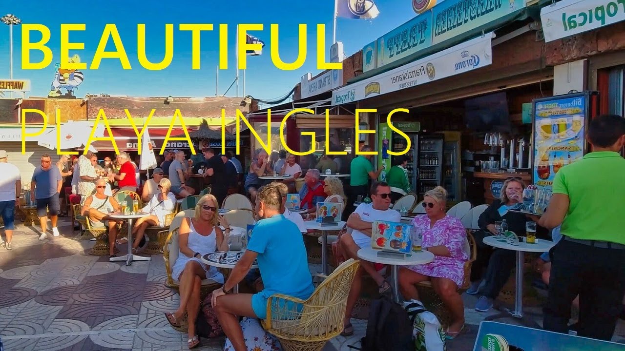 Playa del Ingles GRAN CANARIA 🇪🇸 🔴 NEW Walking Tour in Canary Islands in 2025  [4K UHD]