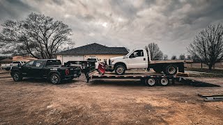 Episode25 PICKED UP ANOTHER TRUCK AND PLOW TO DELIVER IN WICHITA KANSAS . Non cdl Hotshot Trucking