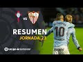 Resumen de RC Celta vs Sevilla FC (2-1)