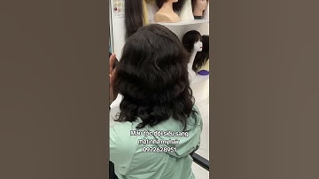 Tóc giả nguyên đầu xoăn sóng nhà myhair #sieuda4d #tocdepmyhair #tocgia