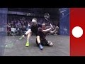 Unbelievable squash rally leaves commentators gobsmacked