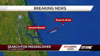 Man goes missing after free diving off Jensen Beach