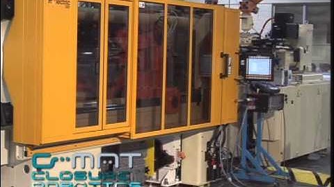 DB Automation demonstrates its closure robotics, injection molding automation.