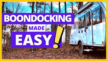 RV BOONDOCKING 101 😎 Everything Beginners Need to Know!