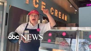 Ice cream shop designed for workers with special needs to succeed l WNT screenshot 3