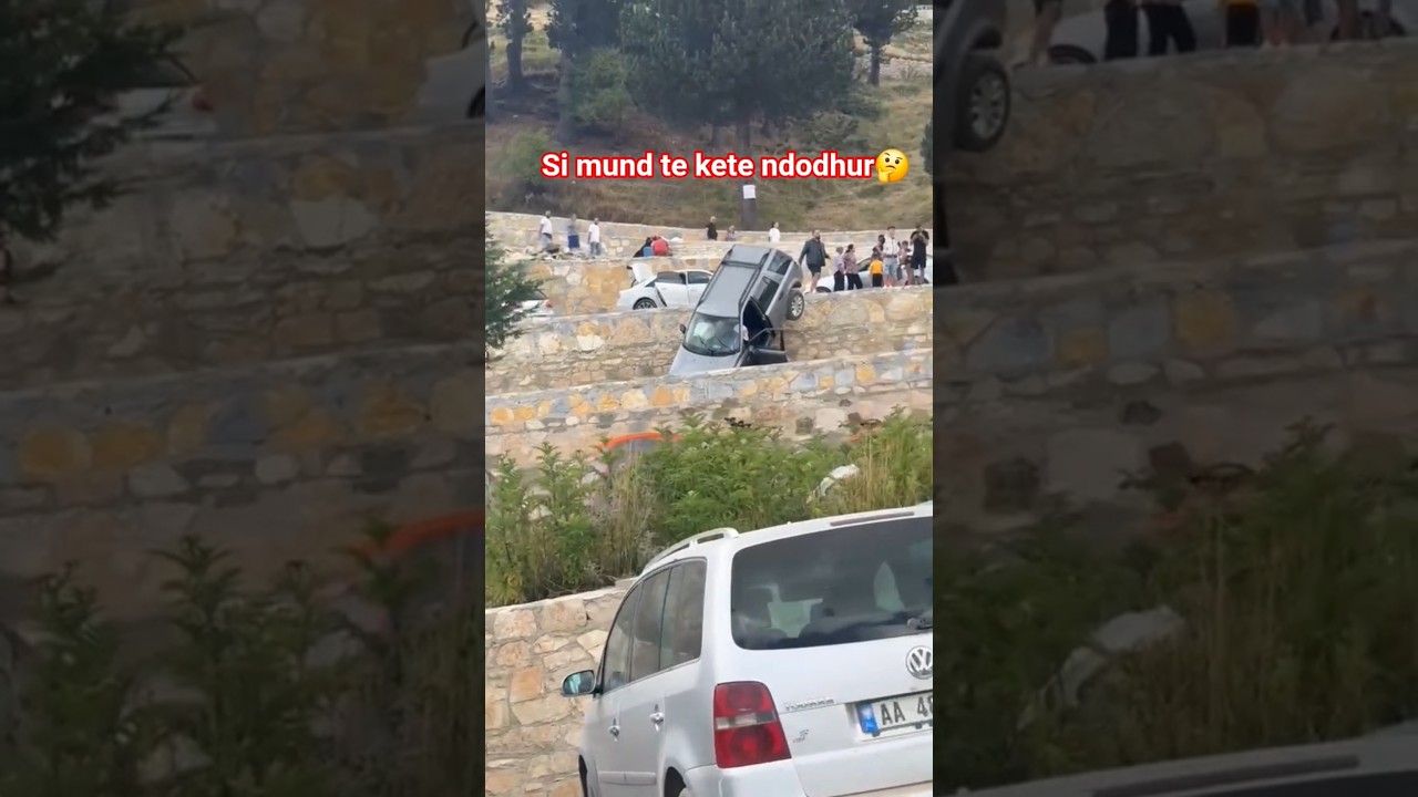 ja ku eshte rrezuar makina drejt malit te tomorrit 