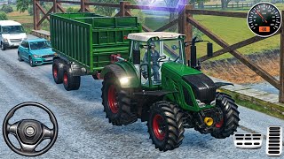 Farming simulator 2024 android gameplays - realistic tractor driving game screenshot 5