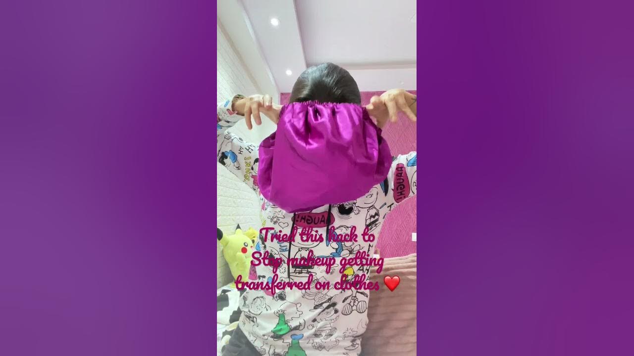 how-to-stop-makeup-transfer-on-clothes-makeuphacks-hacks-shorts