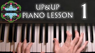 Как играть Coldplay - Up&Up на фортепиано (Часть 1)