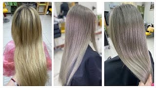 How to get from yellow hair WITHOUT COLORING ashy blond shade 8.1 From yellow to ash brown