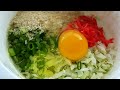 Easy okonomiyaki recipe  japanese cabbage pancake