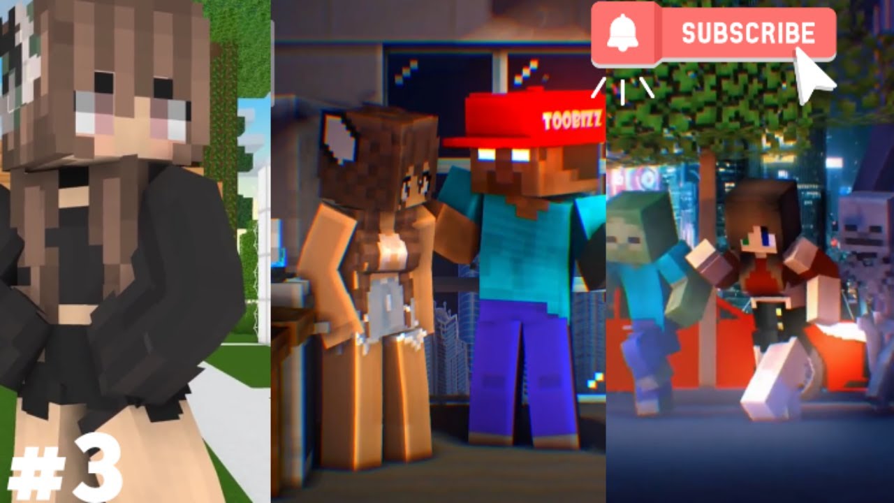 Minecraft Dance TIKTOK - Funny moments and dance (Part-3) - YouTube