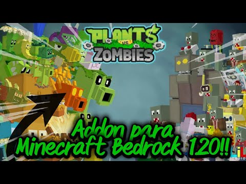 Plants Vs Zombies 2 Addon - Bedrock Minecraft Mod