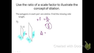 Geometry: Unit 2: 2.2 Similarity and Scale Factors