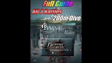 Reverie 200m Dive - Full Guide - All 3 Battles - Reverse 1999
