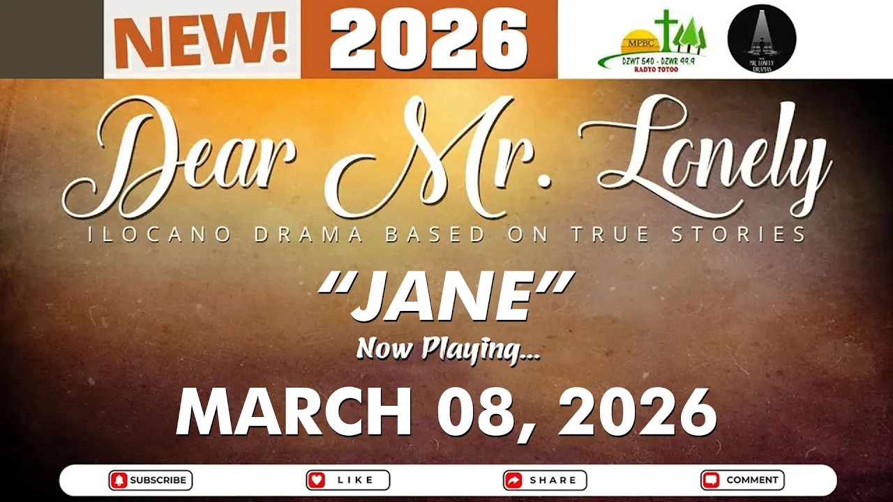 Dear Mr. Lonely - JANE | Ilocano Drama Based On True Stories | March 08, 2026 #dzwt540drama