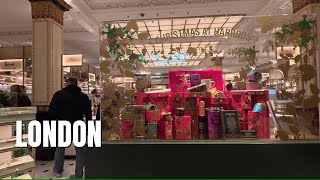 Christmas in London: Harrods, Fortnum & Mason & Selfridges Vlog