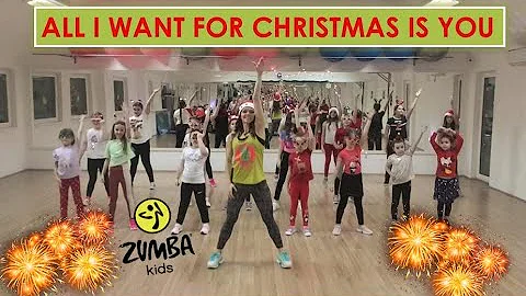 🎄 "ALL I WANT FOR CHRISTMAS IS YOU" 🎄 ZUMBA KIDS CHOREOGRAPHY 🎄