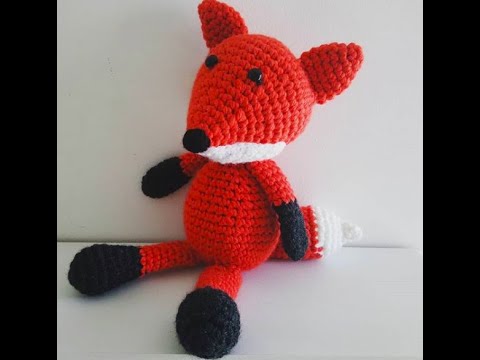 Peluche doudou renard au crochet amigurumi Partie 1 - YouTube