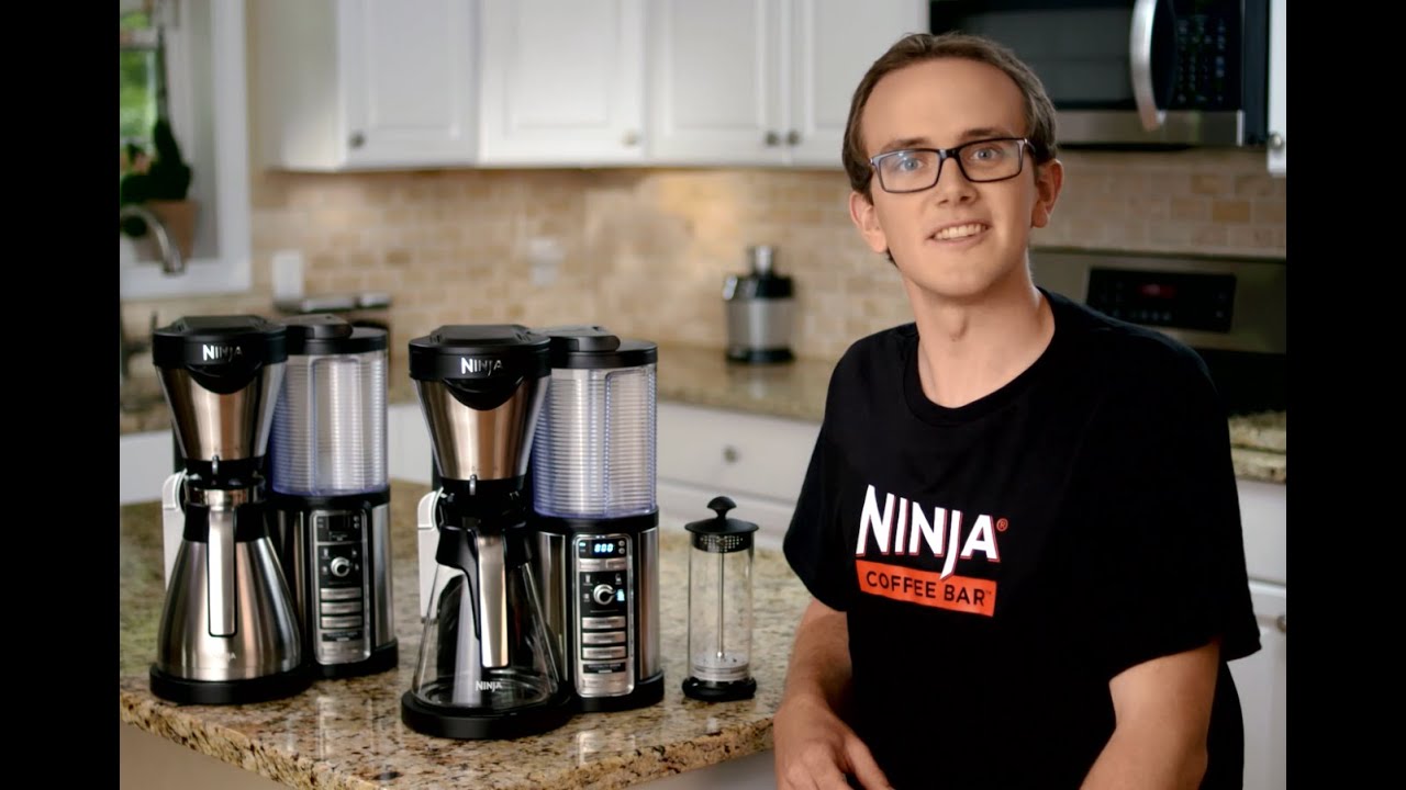 Ninja Coffee Bar Brewer with Glass Carafe and Auto-IQ One Touch