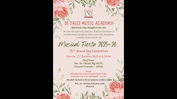 Musical Fiesta 2025 - 26 - 15th Annual Day Celebration