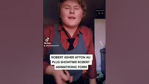 Robert Asher Afton cosplay plus His animatronic fo...