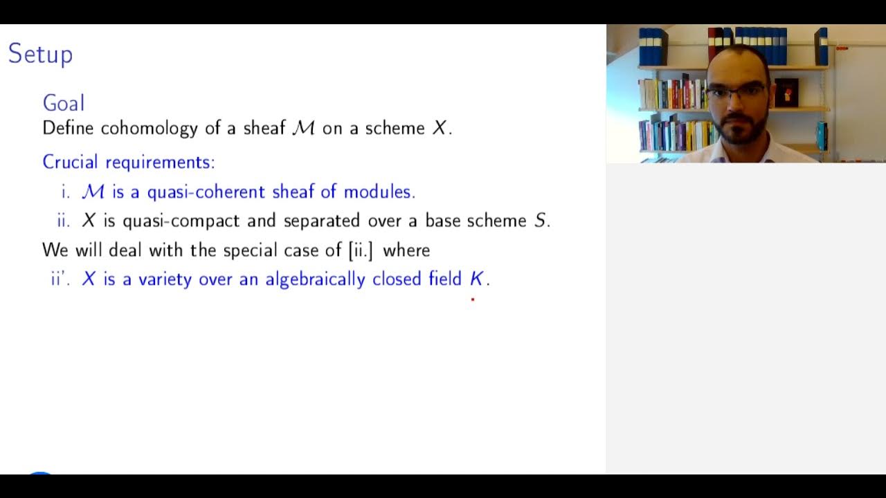 20.1 Sheaf cohomology Algebra and Algebraic Geometry