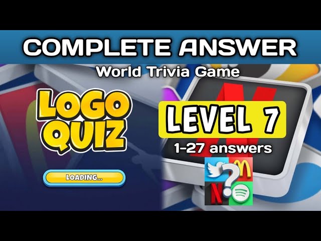 Answers Logo Quiz Level 7 